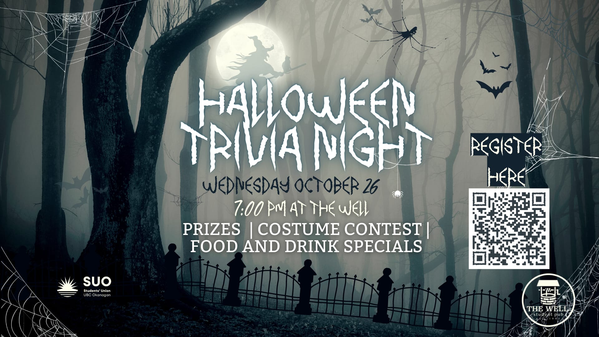 Halloween Trivia and Costume Contest at The Well Students’ Union